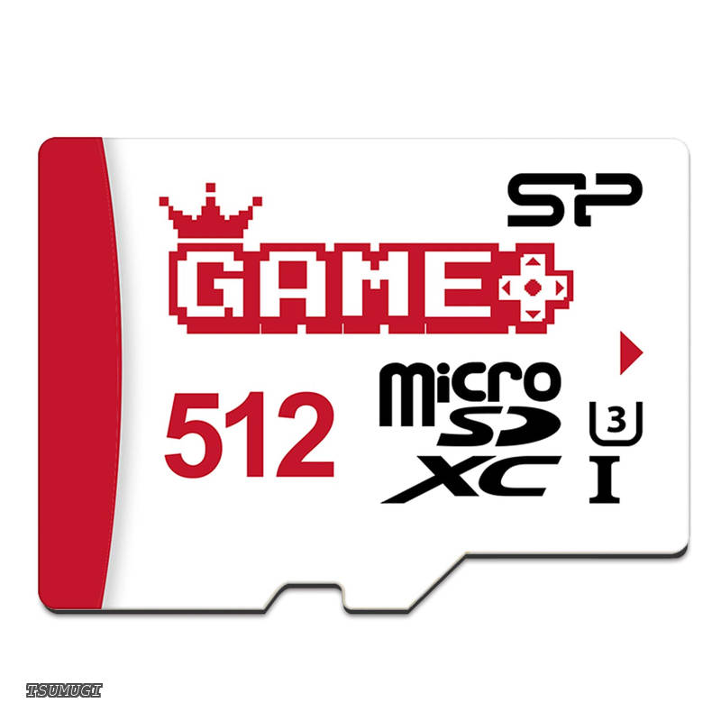 【送料無料】512GB SDXC microSDカード ゲーミング向け【Nintendo Switch 動作確認済】UHS-1 U3 V30 アダプター付き SP512GBSTXDV3V1NAC