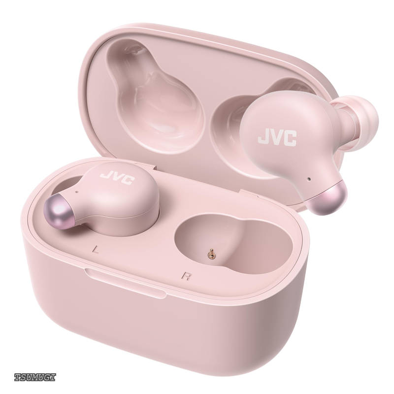 【送料無料】JVC HA-Z251T-P ワイヤレスイヤホン Bluetooth Ver5.3 ノイズキャンセリング 外音取込み機能 マイク付き 最大28時間再生 小型 軽量 防滴 IPX4 低遅延モード テレワーク ピンク tsumugi33-10048621 つむぎハウス パッケージ画像