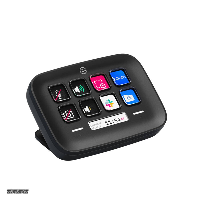 Stream Deck Neo ブラック ? カスタム可能な8個のキー、2つのTouch Points、タスクとワークフローを加速 ? Word、Excel、PowerPoint、Teams、Zoom、Spotify、その他をコントロール、ドラッグ&ドロップで設定可能 ? MacとPCに対応