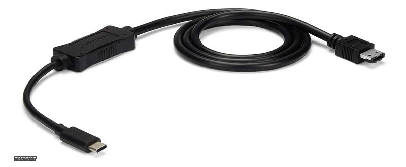[무료 배송] [무료 배송] USB 케이블/USB-C - eSATA/HDD/SSD/ODD 드라이브용/5 Gbps/TB3