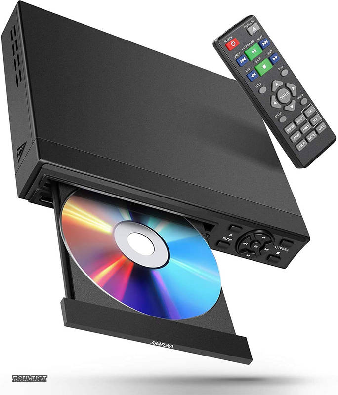 【送料無料】【送料無料】1080Pサポート ARAFUNA リージョンフリー 再生用プレーヤー DVD/CD/SVCD/VCD/MP3ディスクプレーヤー CPRM対応 HDMI出力 番組 テレビ 地上デジタル放送 テレビ/プロジェクター接続可能 Blue-ray非対応 AVケーブル HDMIケーブル リモコン付き 日本語取