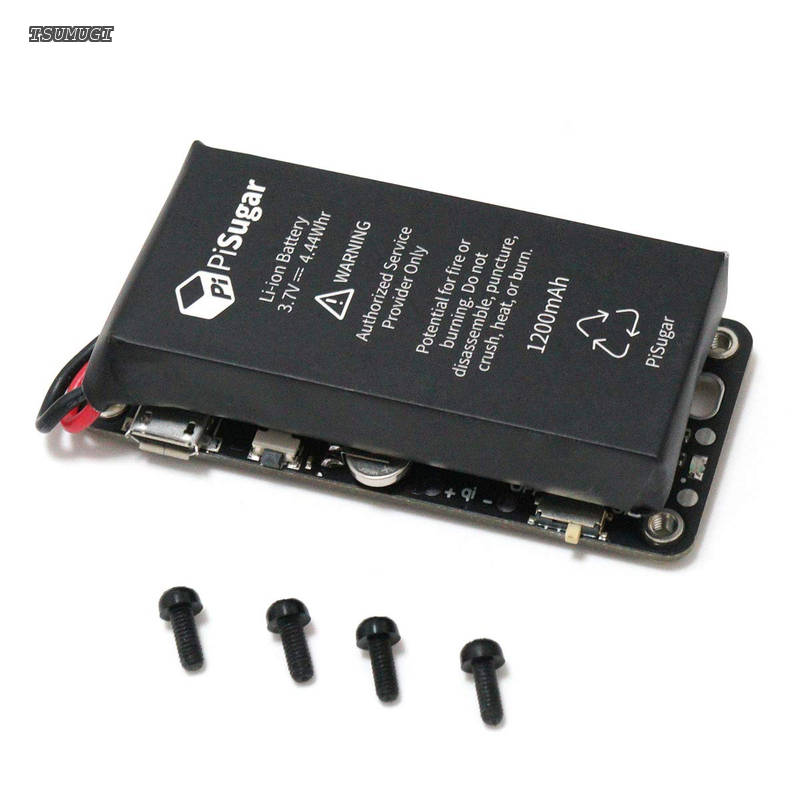 Portable 1200 mAh UPS Lithium Battery Power Module for Raspberry Pi-Zero W/WH Model Accessories (Not Include Raspberry Pi)