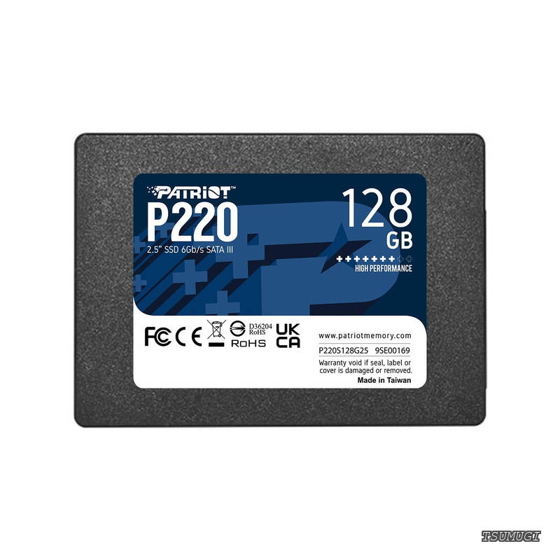 P220 128GB Internal SSD - SATA 3 2.5" - Solid State Drive - P220S128G25