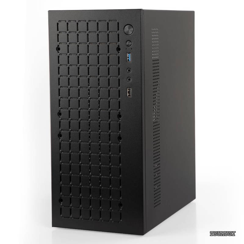 【送料無料】PCケース MATX ケース ミニ PC ITX デスクトップ コンピューター ケース サポート マイクロ ATX MATX DTX ITX ミニ PC USB3.0 サポート 3.5'' HDD (ブラック)
