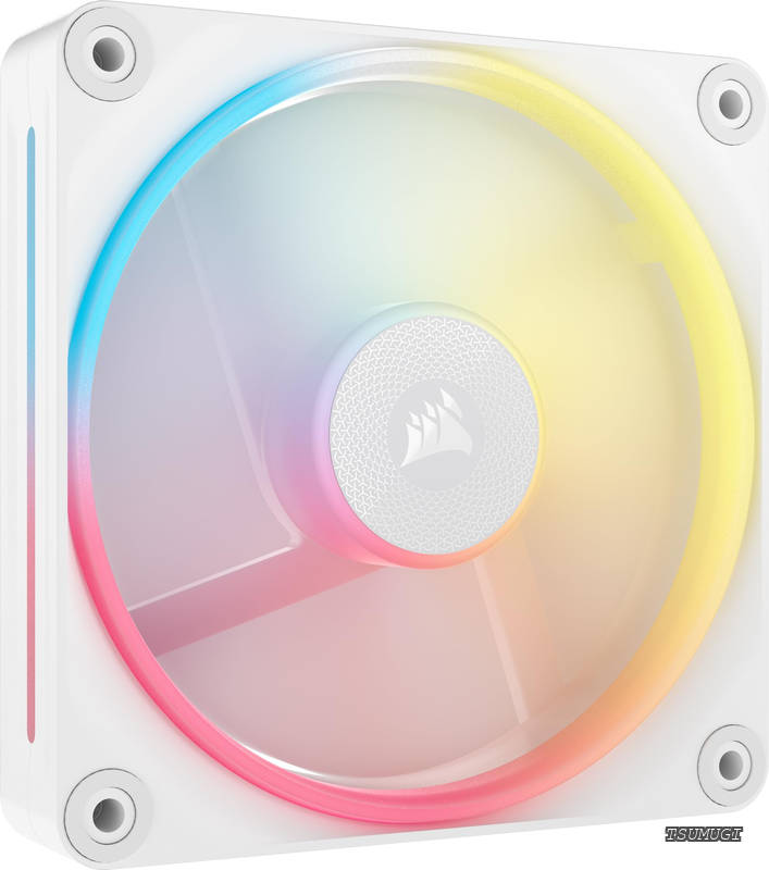 【送料無料】iCUE LINK LX120-R RGB 拡張キット 120mm PWM PCケースファン デュアルライトループ シングルパック ホワイト CO-9051053-WW
