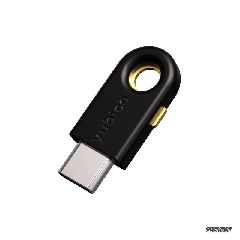 - YubiKey 5C - USB-C - 2ファクター認証セキュリティキー