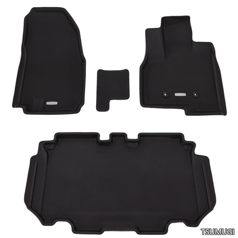 【送料無料】フロアマット 立体タイプ 1台分セット N-BOX/N-BOXカスタム JF5 / JF6 R5(2023)/10~ NEWラバータイプ ブラック EH-2065【5EEHB2065K】