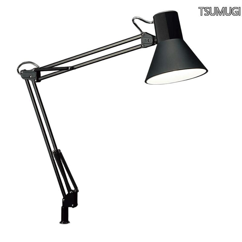 Shomei) Z-LIGHT LEDデスクライト 合金鋼 ブラック E26LED電球 昼白色 Z-108NB