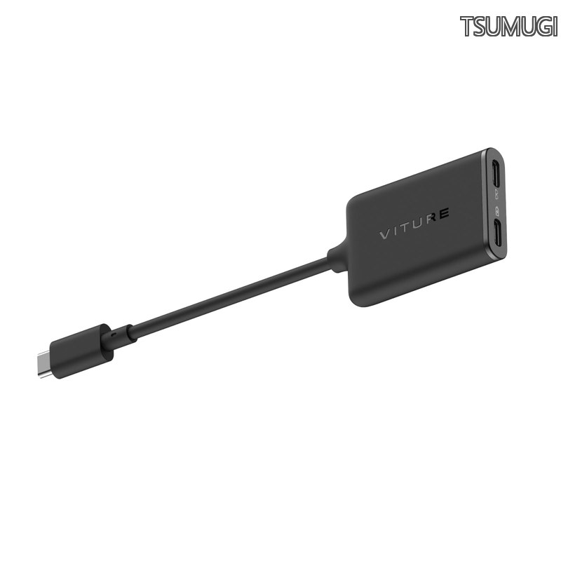 USB-C XR充電アダプター iPhone 17/17 Pro/17 Pro Max/16/16 Plu/16 Pro/15 Pro Max/15 Pro対応 - マルチスクリーン・3DoF強化・空間3D・VR動画機能有効化/充電しながらプレイ可能 VITURE XRグラス対応(Luma Ultra除外)