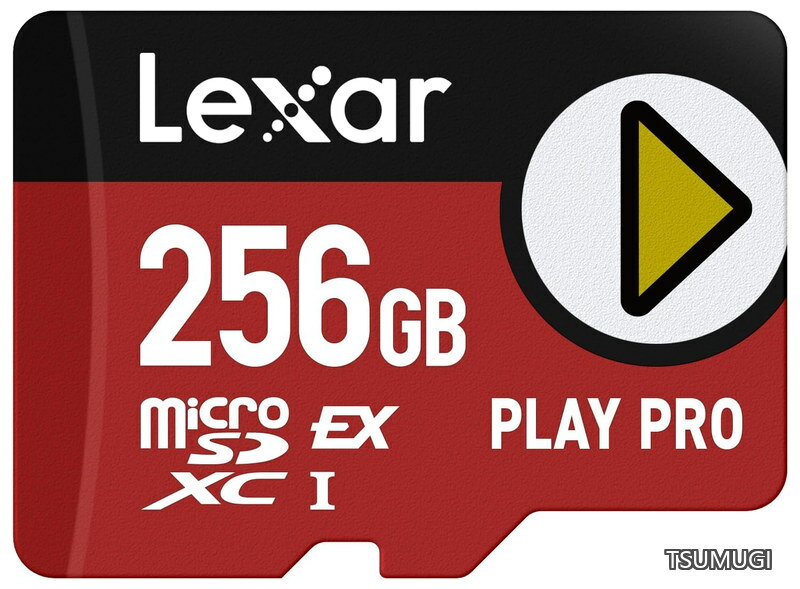 256GB Play PRO microSD Expressカード UHS-I C10 U3 V30 フルHD 4K 最大900/600MB/s メモリーカード Nintendo-Switch 2/ASUS ROG Ally/Steam Deck対応 ゲーミング(LMSXPS0256G-BNNNU)