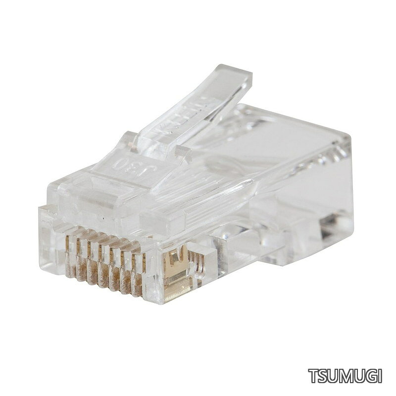 ? 702 pass-thru Modularデータプラグ、cat5e (50パック)