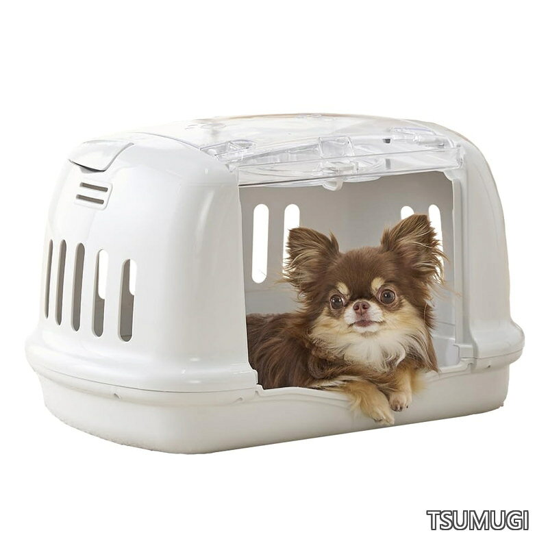 乐天商城 - 【送料無料】ペットハウス&キャリー 犬 猫 防災 おうちでも外出先でも P-HC480 アイボリー