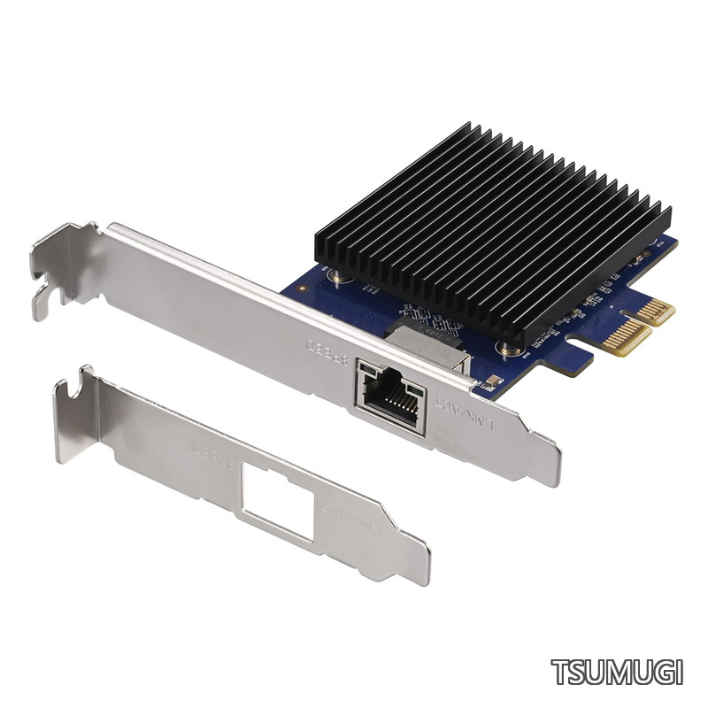 【送料無料】10Gbps 10GbE LANボード PCIe Gen4.0 ×1レーン マルチギガ 【Windows 11 / 10 ・ Windows Server 2025 / 2022 / 2019 / 2016 対応】 3年保証 LGY-PCIE-MG3/N