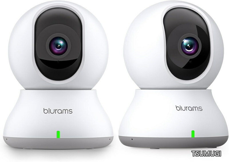 Wi-Fi対応】 blurams ペットカメラ 見守りカメラ 監視カメラ 300万画素 360°全方位監視 AI検知 PTZ自動追跡 警報通知 双方向会話 常時録画 みまもりカメラ 防犯カメラ ペット/赤ちゃん/高齢者介護カメラ 日本語取扱説明書