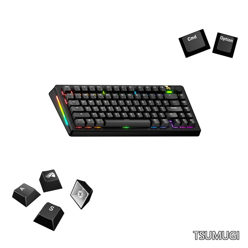 GPBT Basics Keycaps Classic Black - US - Retail GLO-KB-ACC-KC-GPBT-BA-CBLK-US KB0857