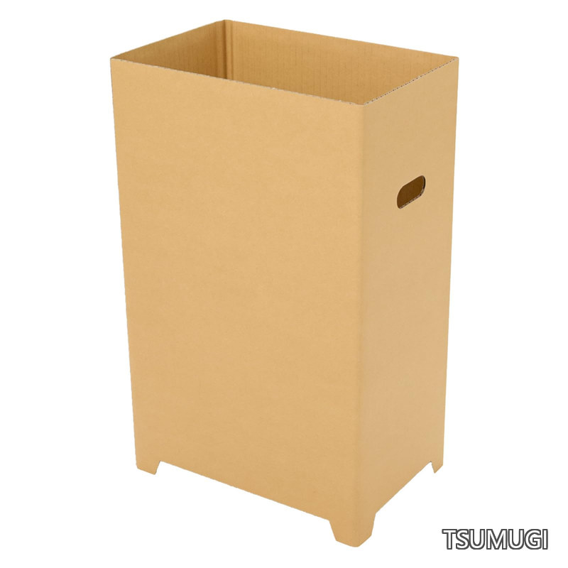 段ボール製ゴミ箱45L屋外用10個...