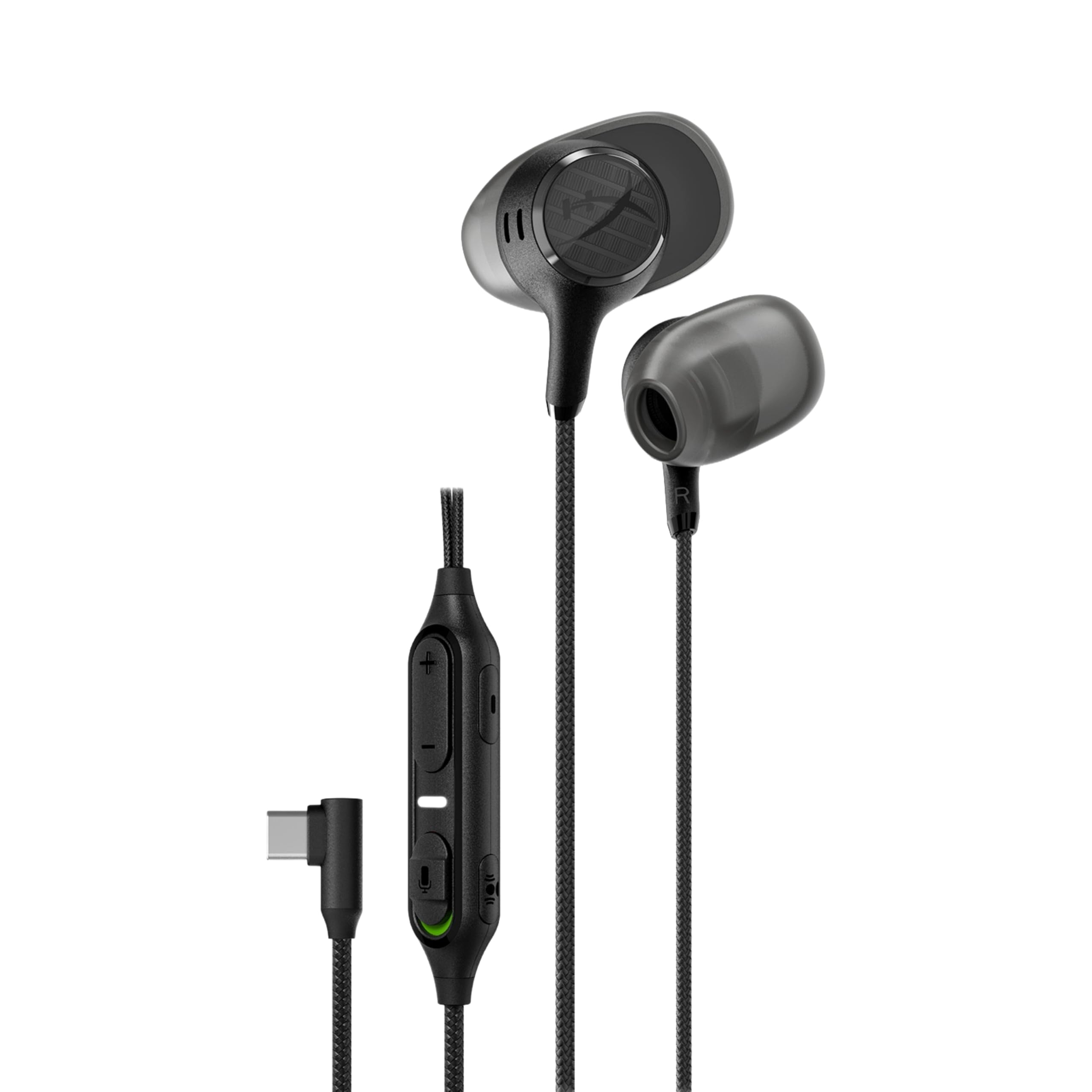 Cloud Earbuds III S ゲーミングイヤホン 有線 USB-C ダイナミック型14mmドライバー サラウンドサウンド 内蔵DSP 特許取得済み Intra-Concha イヤーチップ設計 内蔵マイク ブラック  BN7S1AA