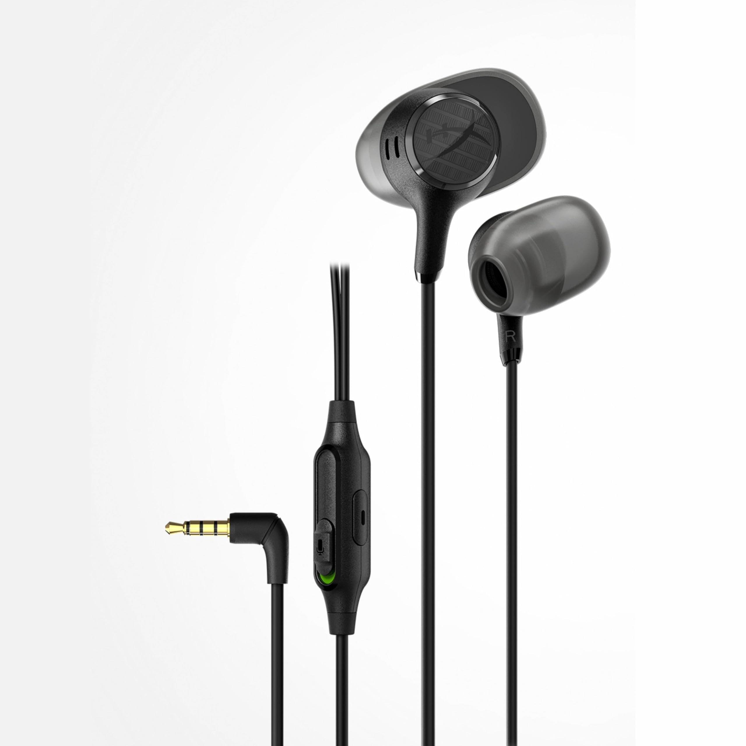 Cloud Earbuds III ゲーミングイヤホン 有線 3.5mm ダイナミック型14mmドライバー 特許取得済み Intra-Concha イヤーチップ設計 内蔵マイク ブラック  BN7R9AA