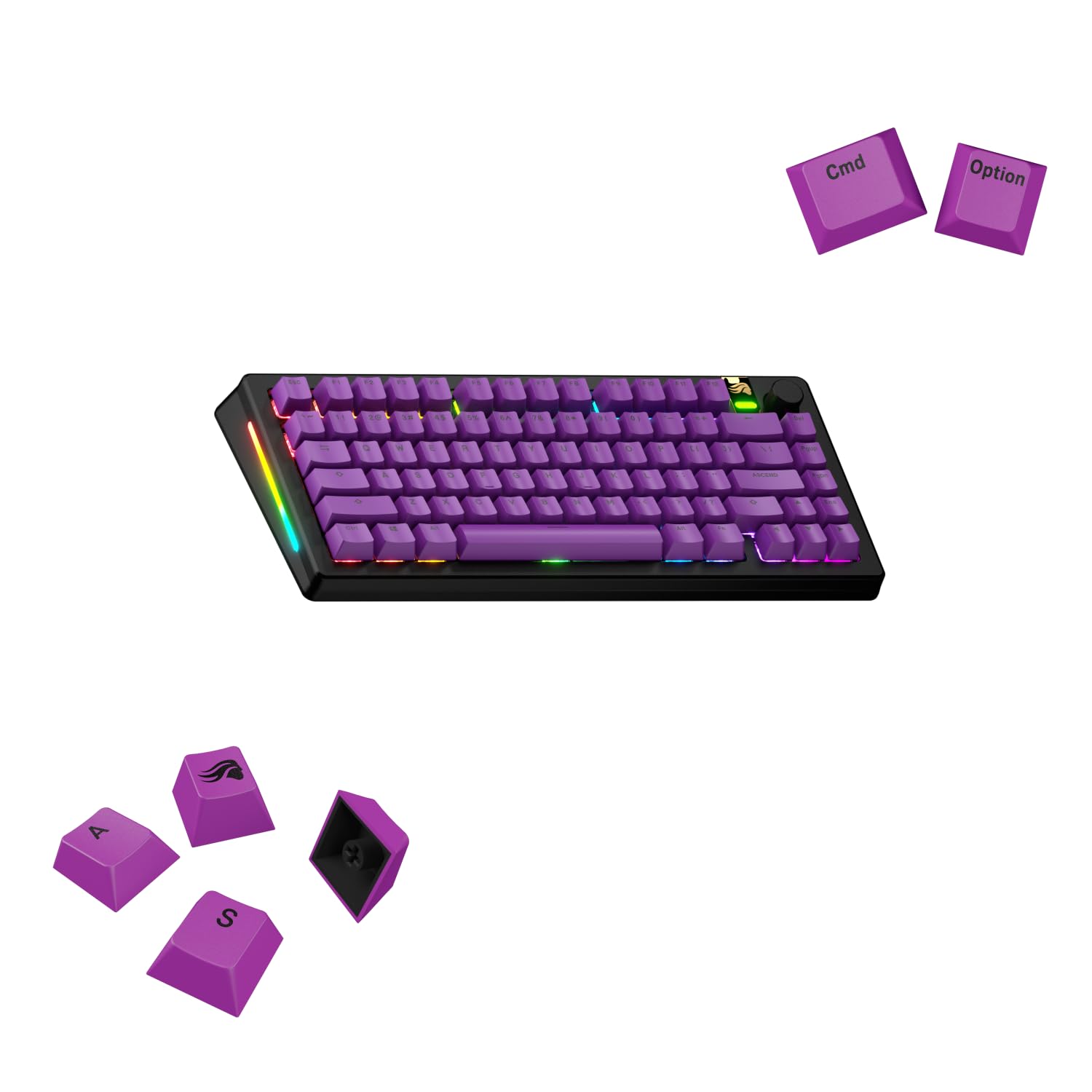 GPBT Basics Keycaps Epic Purple - US - Retail GLO-KB-ACC-KC-GPBT-BA-EPUR-US KB0859