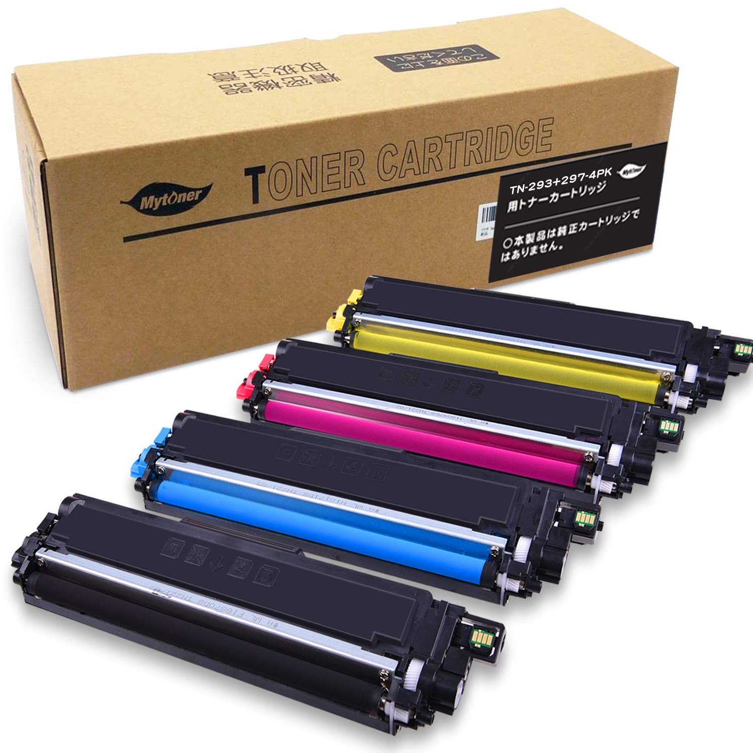 Mytoner ブラザー 互換 TN-293 TN-297 4色セット トナーカートリッジ TN-293(BK)/TN-297(C/M/Y )