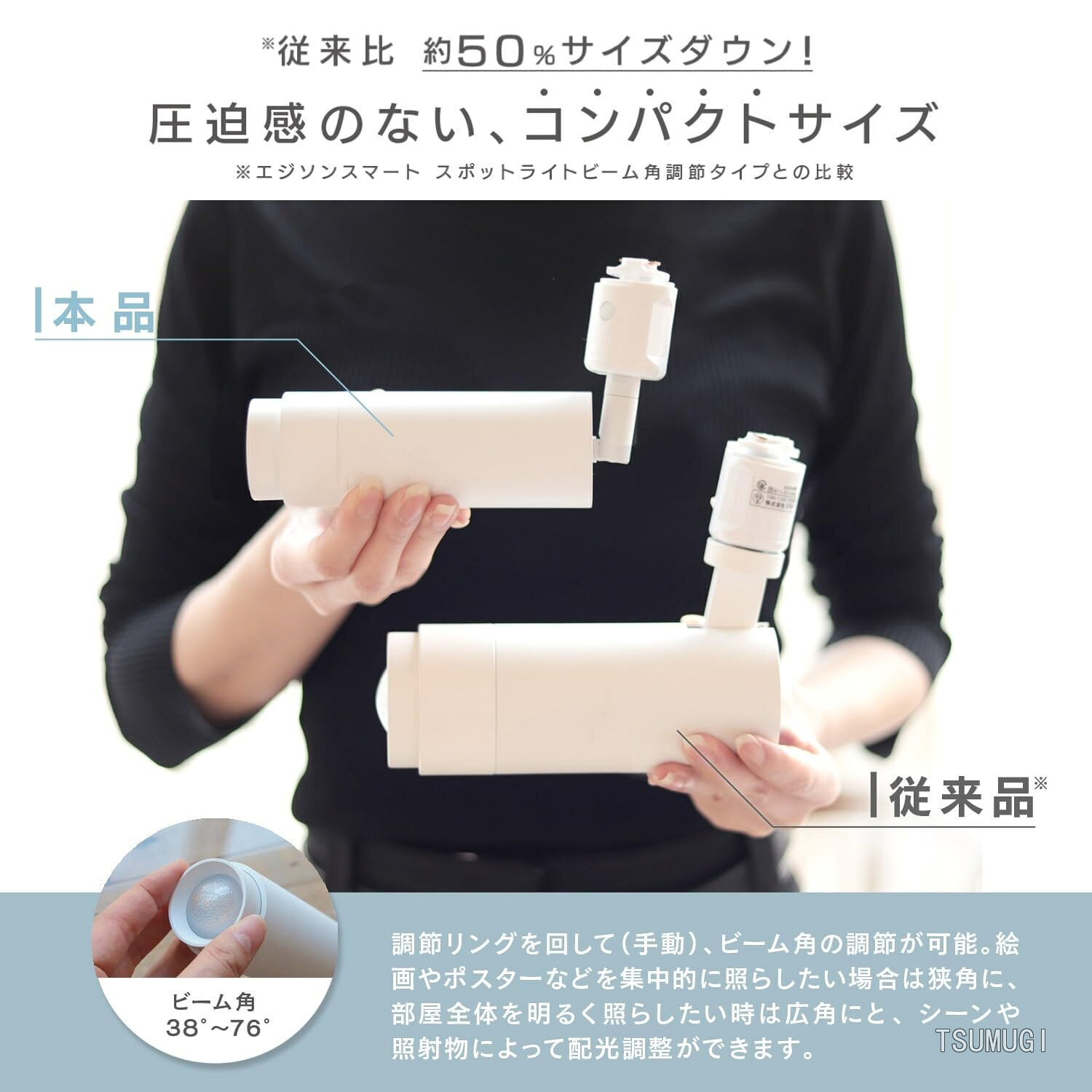【送料無料】ミニスポットライト LED (ダクトレール用/ブラック) Alexa対応 スマー...