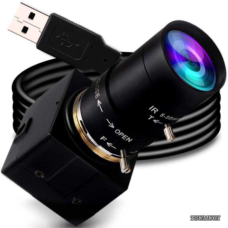 500万画素 光学ズーム ウェブカメラ 1944P 10倍ズーム Webカメラ 5-50mm 可変焦点レンズ カメラ フルHD 高速1944P 15FPS / 1080P 30FPS ズームカメラ 5mp Aptina MI5100 広角Webかめら 森林火災防止 HD監視 空港のセキュリティ監視 焦点距離ア