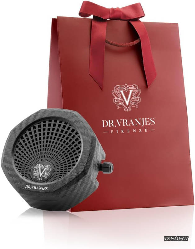 VRANJES ?ドットール・ヴラニエス CARPARFUM SET ROSSO NOBILE〈カーパルファムセットロッソ ノービレ〉ディスペンサー＋リフィル フルーティノート ギフトバッグ付き