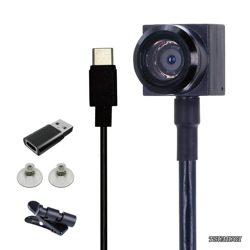 【送料無料】小型カメラ WEBカメラ 4K ケーブルレンズ オートフォーカス スパイカメラ USBカメラ チャットカメラ スマホ 外付け 外部接続カメラ インスタ— SNS 投稿 モニタリング 日本語取説 アンドロイドスマホ専用 USBアプリ対応 マイクロUSB TypeC 接