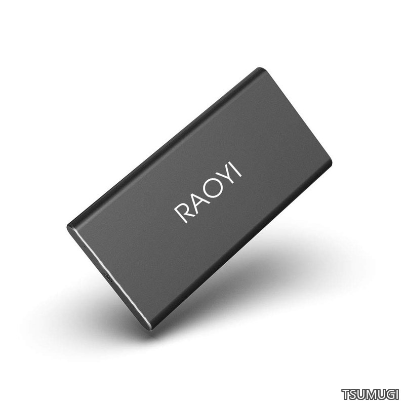 【送料無料】外付けSSD 250GB USB3.1 Gen2 ポータブルSSD 転送速度最大550MB/秒 PS4動作確認済 超薄型・超高速Type-A/Type-C 耐衝撃 防滴 黒