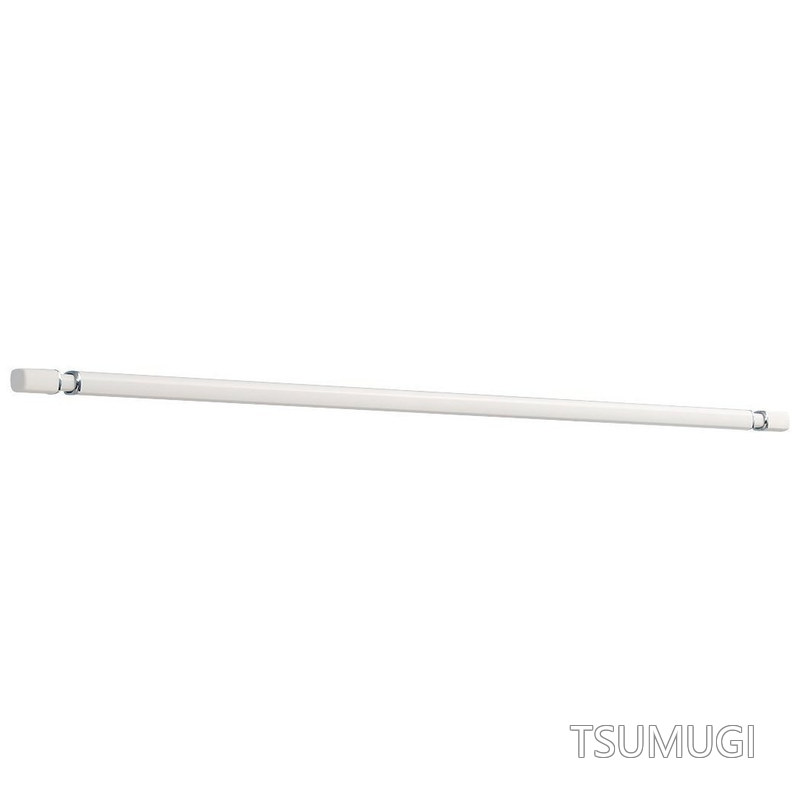【送料無料】室内用物干し竿セット 【物干金物・竿立てホルダー付】 ホスクリーン ホワイト 145cm~234cm QSC-23-W