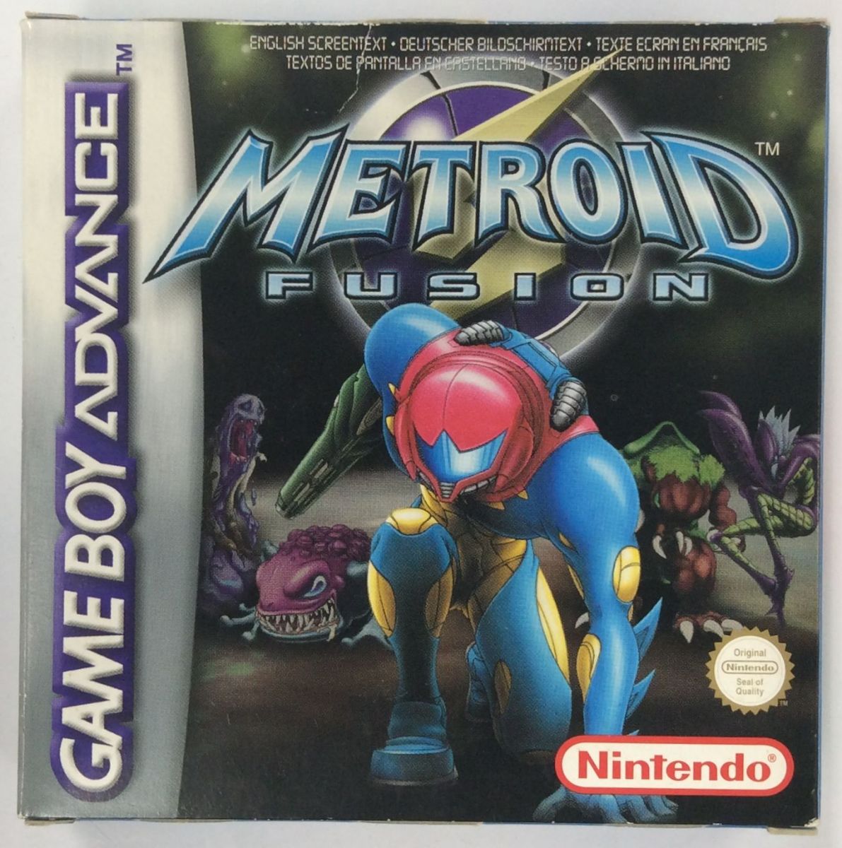 【中古】GBA 北米版 METROID FUSION (国内版本体動作可)＊ゲームボーイアドバンスソフト(箱説付)