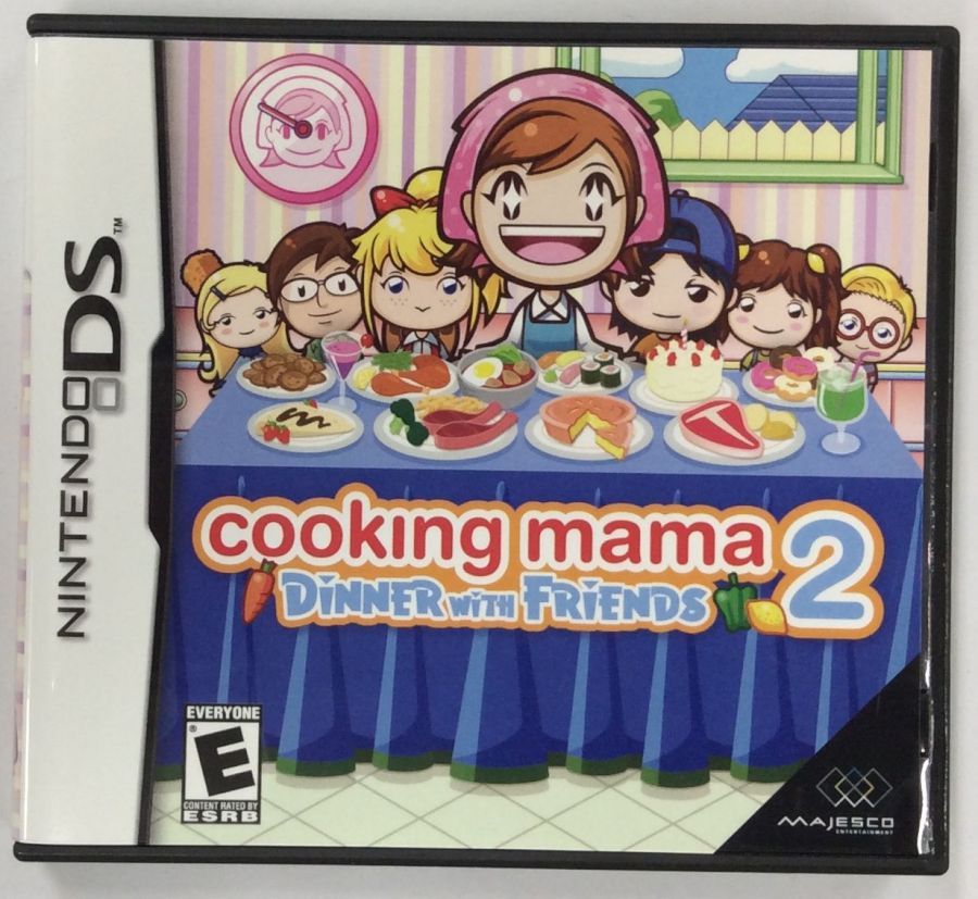 【中古】NDS 北米版 cooking mama2:Dinner with Friends (国内版本体動作可)＊ニンテンドーDSソフト(箱説付)【メール便可】