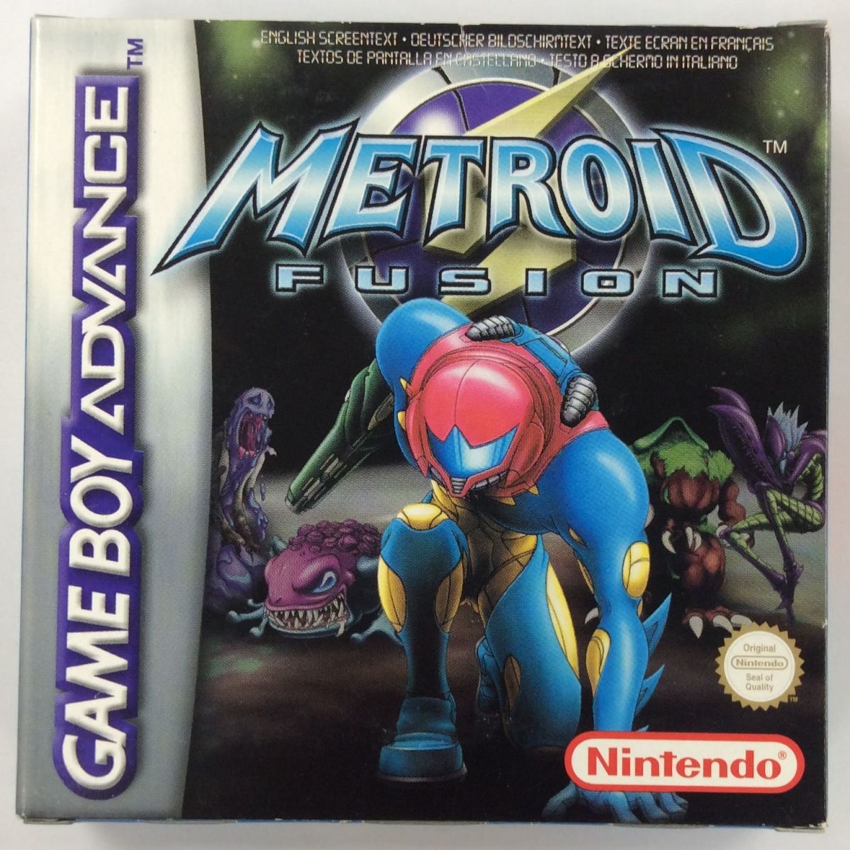 【中古】GBA 北米版 METROID FUSION (国内版本体動作可)＊ゲームボーイアドバンスソフト(箱説付)