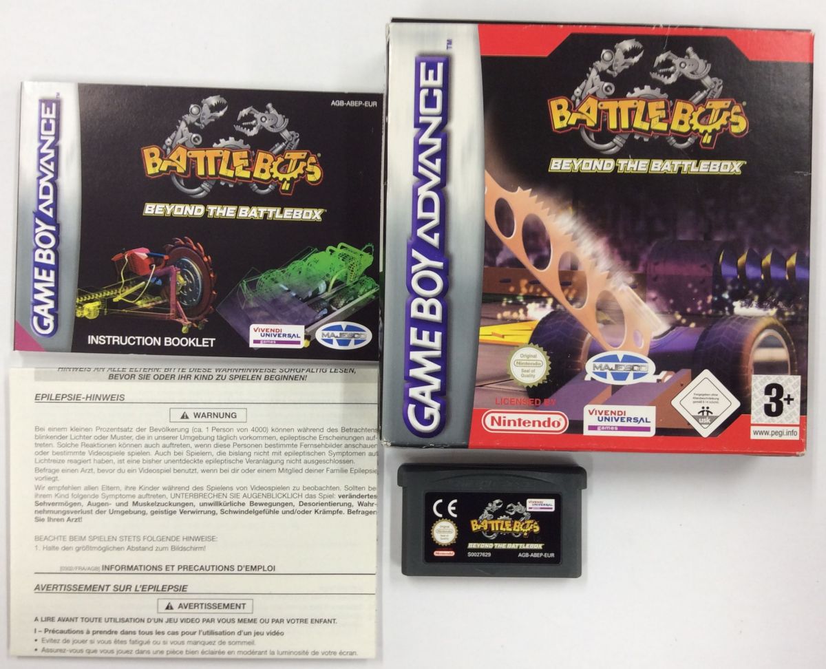 【中古】GBA BattleBots: Beyond the BattleBox＊ゲームボーイアドバンスソフト(箱説付)