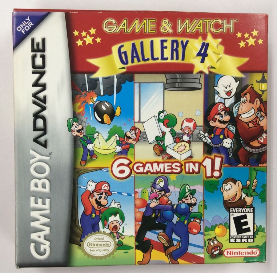 【中古】GBA 北米版 GAME WATCH GALLERY4(国内版本体動作可)＊ゲームボーイアドバンスソフト(箱説付)