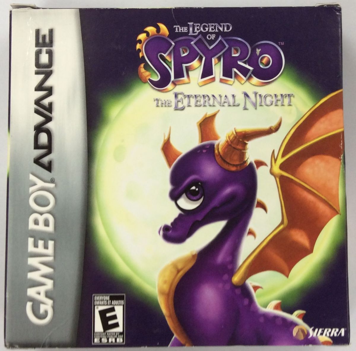 【中古】GBA 北米版 THE LEGEND OF SPYRO THE ETERNAL NIGHT＊ゲームボーイアドバンスソフト(箱説付)