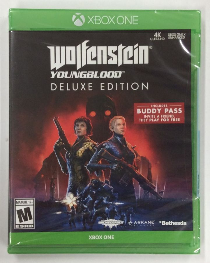 【中古】XONE 北米版 WOLFENSTEIN YOUNGBLOOD[DELUXE EDITION](18歳以上対象 国内版本体動作可)＊ゲームソフト【メール便可】