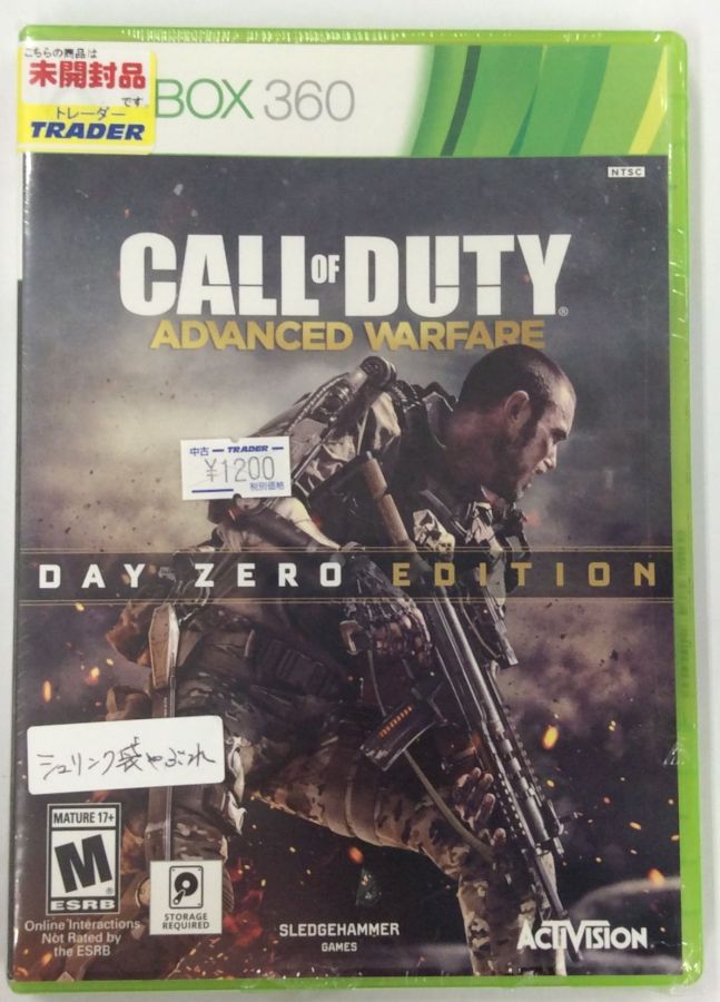 【中古】X360 Call of Duty: Advanced Warfare Day Zero Edition 海外版＊ゲームソフト【メール便可】