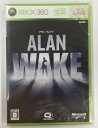 タイトルX360 Alan Wake (アラン ウェイク) (通常版) 商品名Xbox 360ソフト 商品状態未開封品 その他