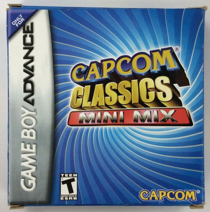 【中古】GBA 北米版 CAPCOM CLASSICS MINI MIX (国内版本体可)＊ゲームボーイアドバンスソフト(箱説付)