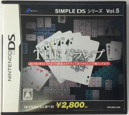 【中古】NDS SIMPLE DSシリーズ Vol.5 THE トランプ＊ニンテンドーDSソフト(箱説付)【メール便可】