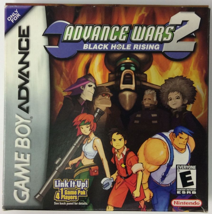 【中古】GBA 北米版 ADVANCE WARS2 -BLACK HOLE RISING-(国内使用可)＊ゲームボーイアドバンスソフト(箱説付)