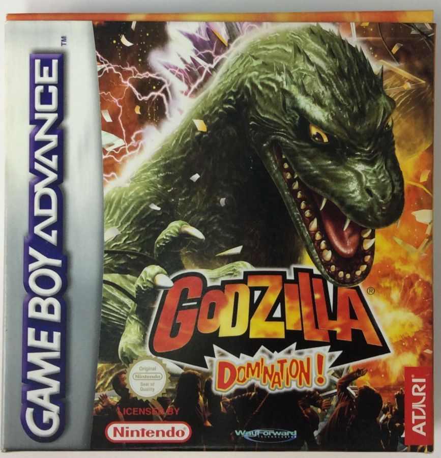 【中古】GBA GODZILLA DOMINATION! 海外版＊ゲームボーイアドバンスソフト(箱説付)