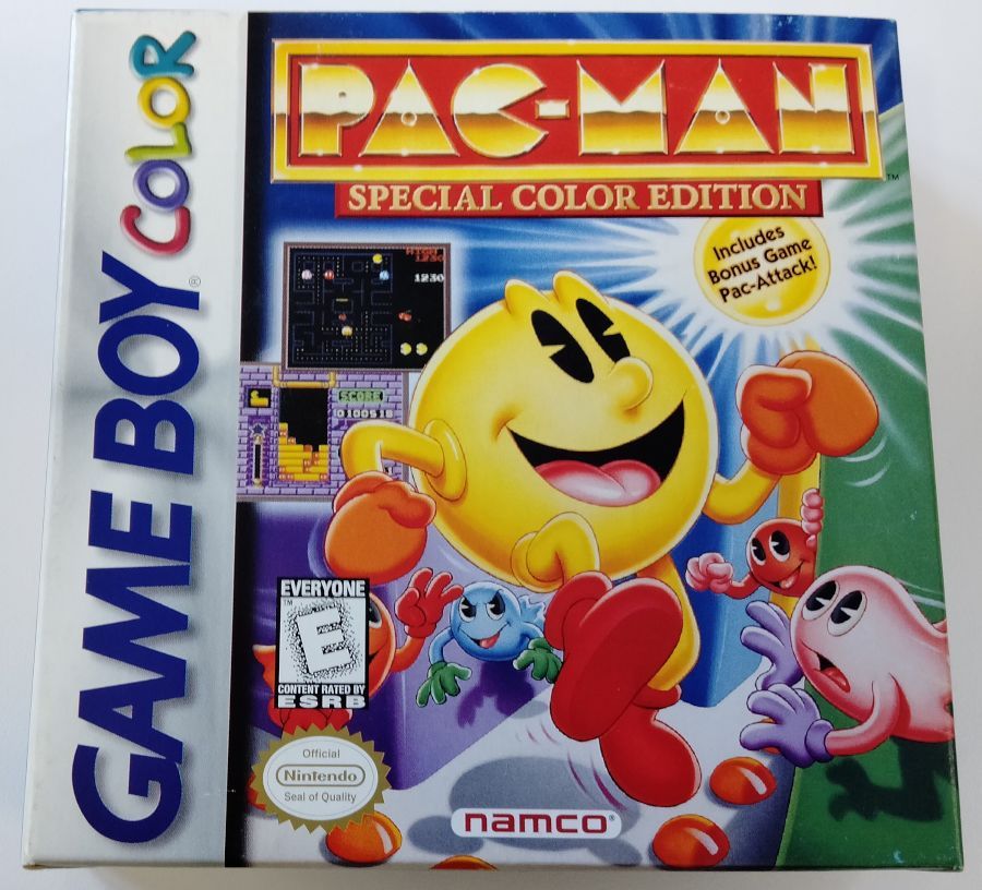 【中古】GBC 北米版 Pac-Man Special Color Edition＊ゲームボーイカラーソフト(箱説付)