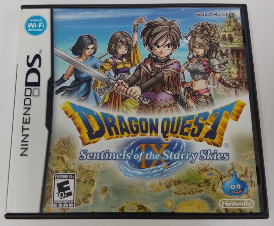 【中古】NDS 北米版 DRAGON QUEST IX: Sentinels of the Starry Skies(国内版本体動作可)＊ニンテンドーDSソフト(箱説付)【メール便可】