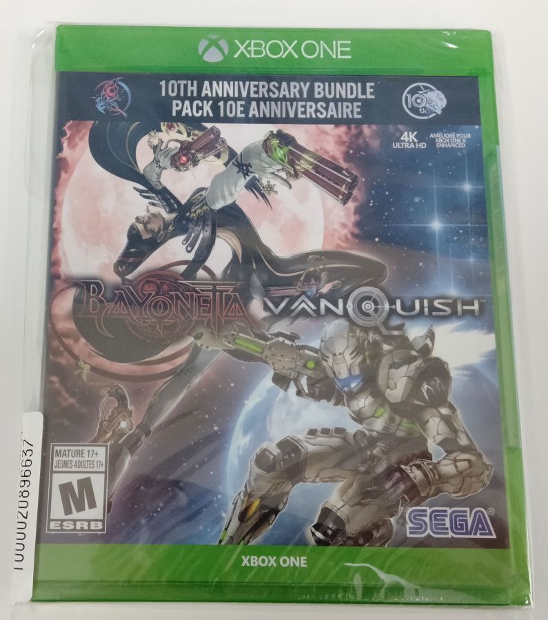 【中古】XONE 北米版 BAYONETTA&VANQUISH [10TH ANNIVERSARY BUNDLE](18歳以上対象 国内版本体動作可)＊Xbox oneソフト【メール便可】