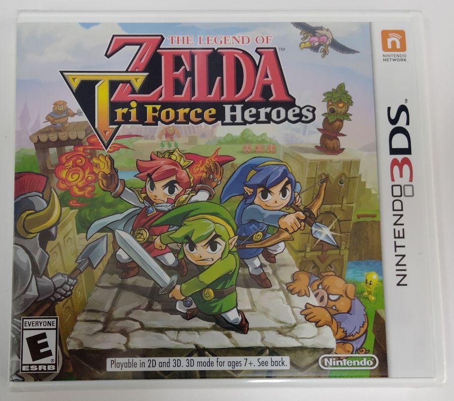 【中古】3DS Legend of Zelda: Tri Force Heroes (海外版)＊ニンテンドー3DSソフト【メール便可】