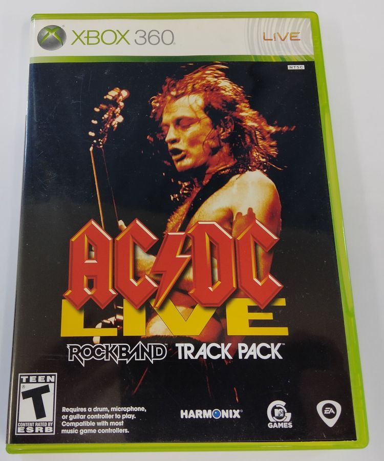 【中古】X360 AC/DC LIVE ROCKBAND TRACK PACK (北米版 国内版本体動作不可)＊Xbox 360ソフト(箱説付)【メール便可】