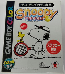 【中古】GBC スヌーピーテニス＊ゲームボーイカラーソフト