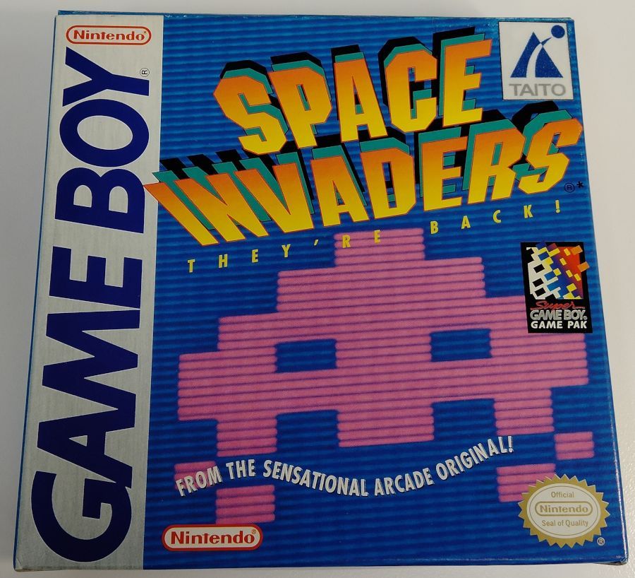 【中古】GB SPACE INVADERS (北米版 国内版本体動作可)＊ゲームボーイソフト(箱説付)